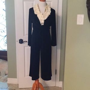 Two piece Chico’s travelers black set suit